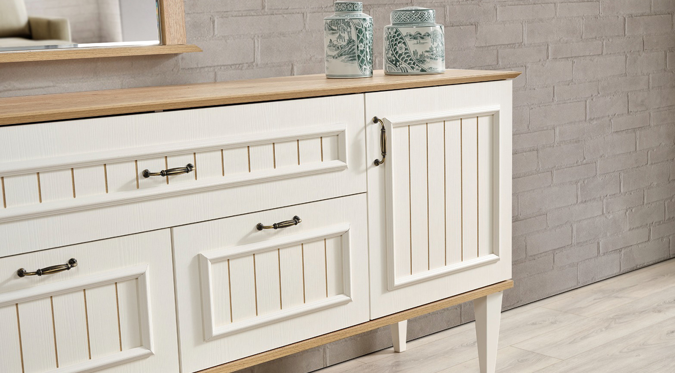 Bodrum Ahşap Ayaklı Yemek Odası Takımı Yemek Odası