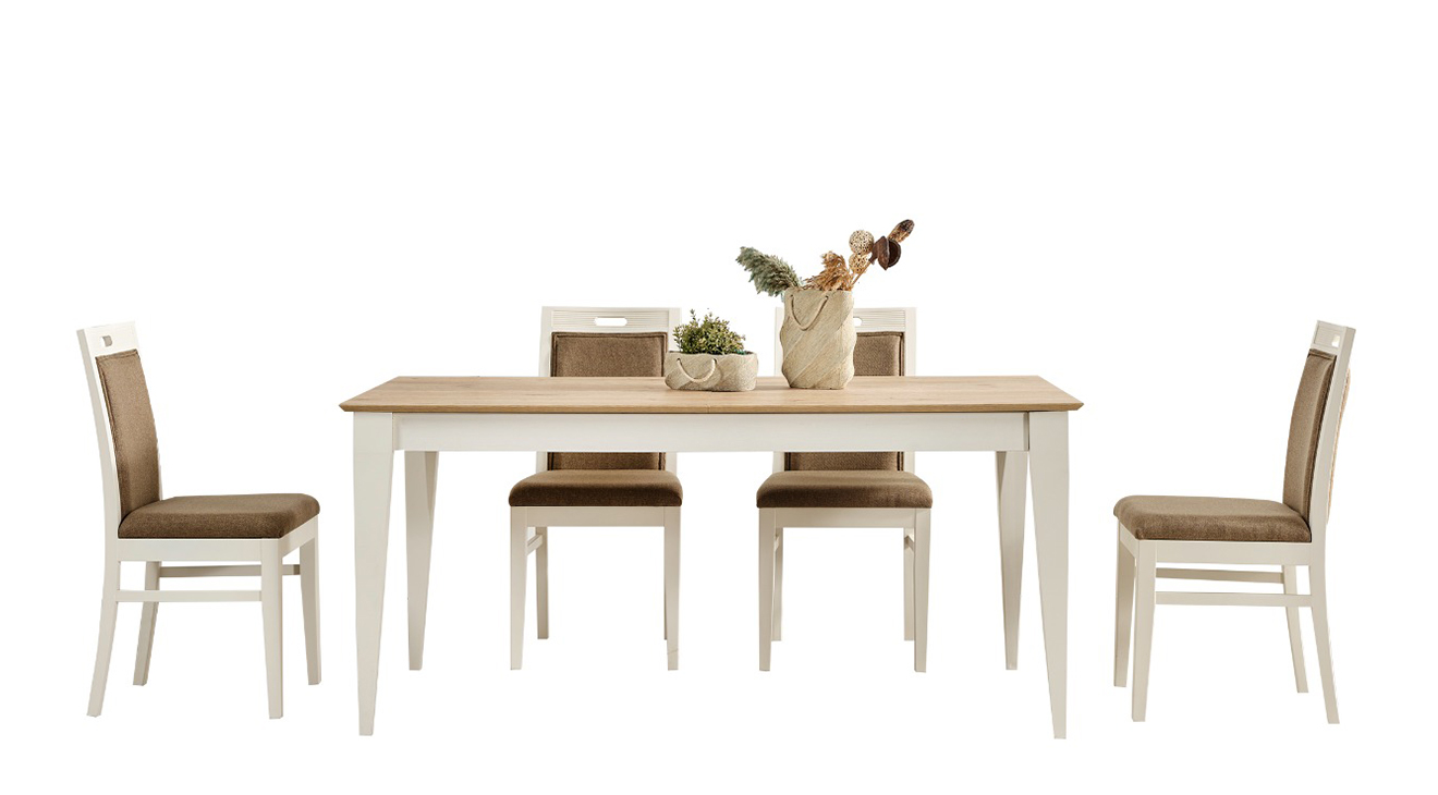 Bodrum Ahşap Ayaklı Yemek Odası Takımı Yemek Odası