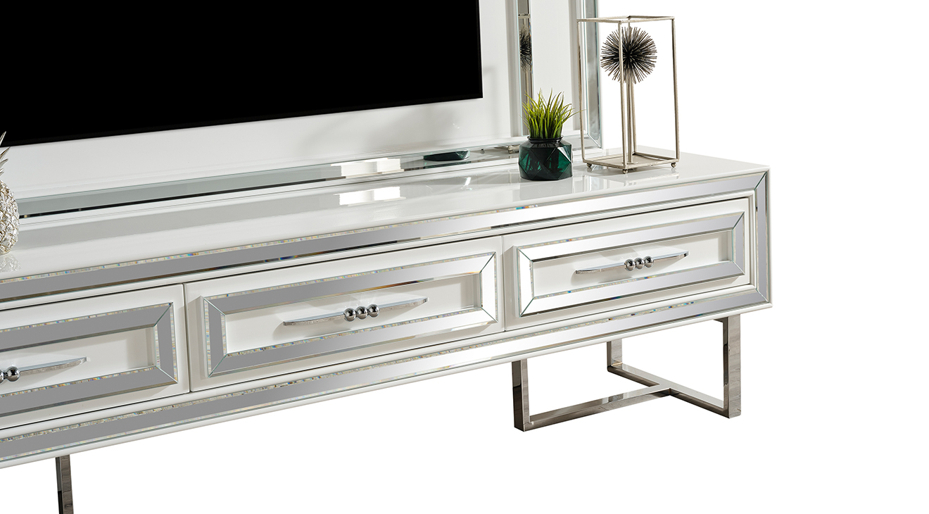 Maldiv Metal Ayaklı Tv Ünitesi TV Ünitesi