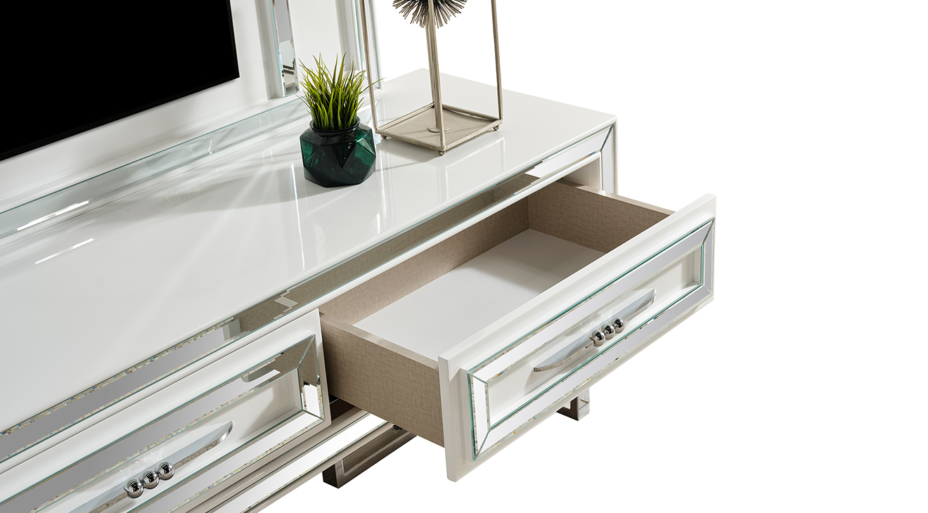 Maldiv Metal Ayaklı Tv Ünitesi TV Ünitesi