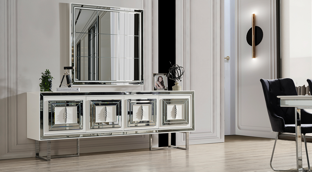 Maldiv Metal Ayaklı Yemek Odası Takımı Yemek Odası