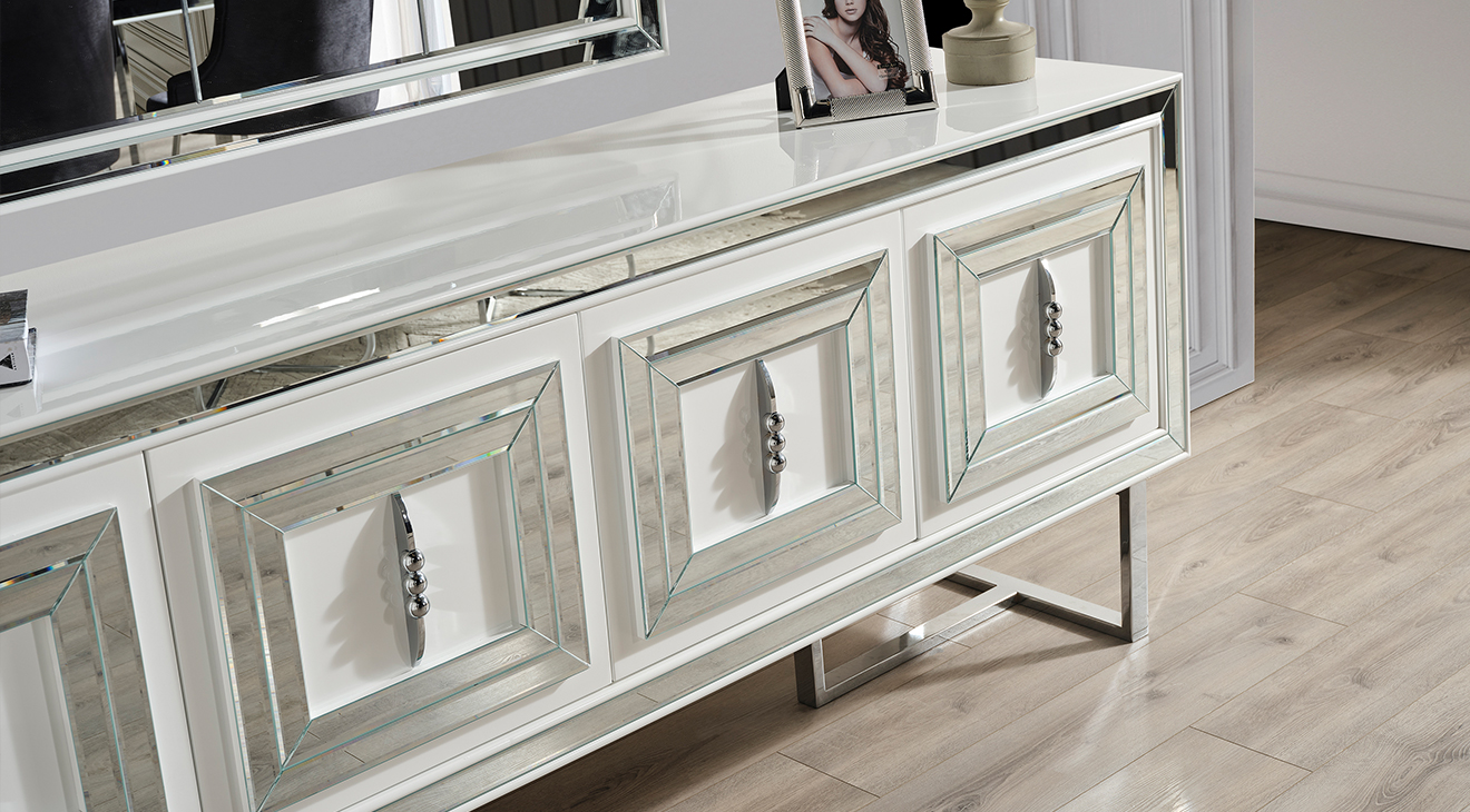 Maldiv Metal Ayaklı Yemek Odası Takımı Yemek Odası