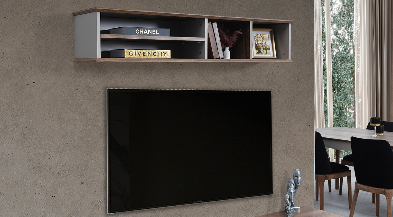 Simla Şömineli Tv Ünitesi TV Ünitesi