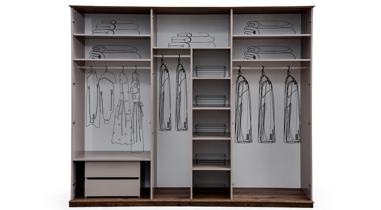 Simla 6 Kapaklı Yatak Odası Takımı Yatak Odası