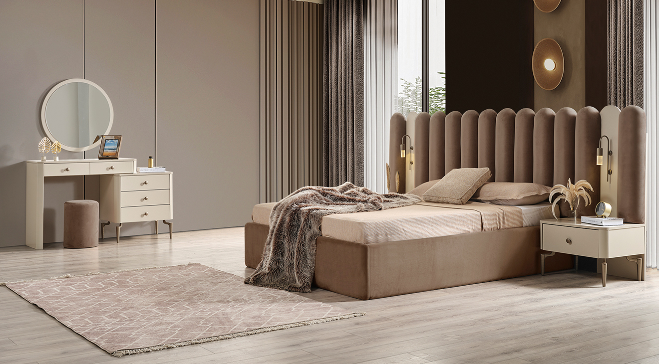 Milano 6 Kapaklı Yatak Odası Takımı Yatak Odası