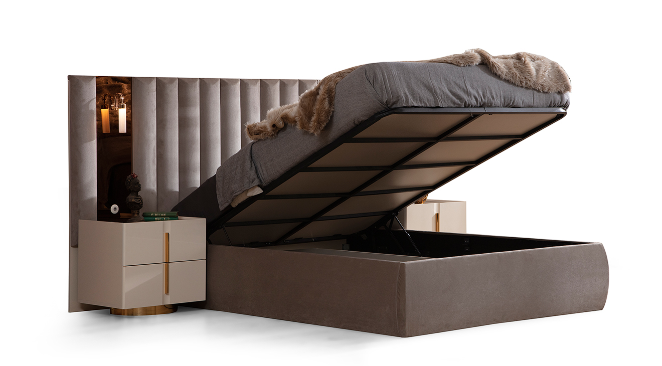 Asos Köşe Dolaplı Yatak Odası Takımı Giyinme Odası