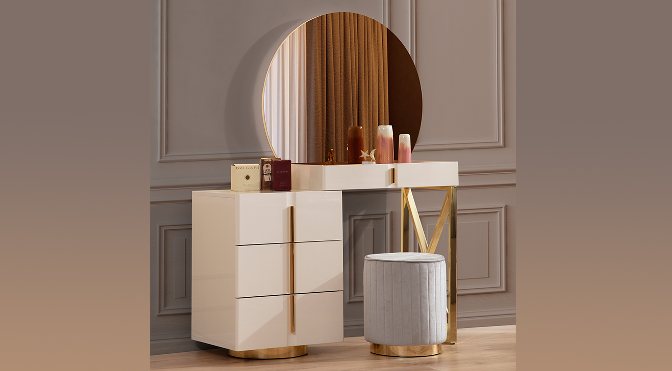 Asos Köşe Dolaplı Yatak Odası Takımı Giyinme Odası