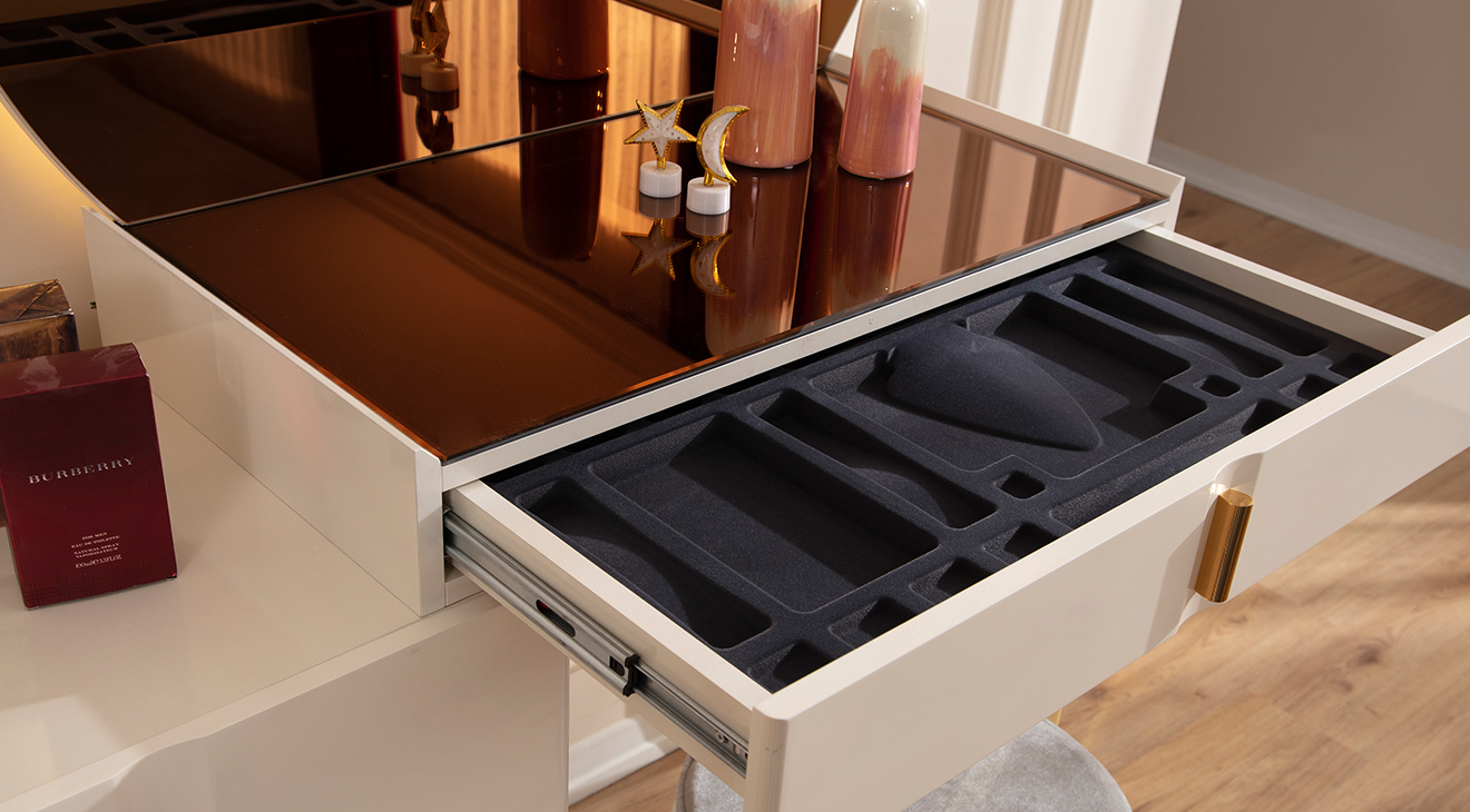 Asos Köşe Dolaplı Yatak Odası Takımı Giyinme Odası