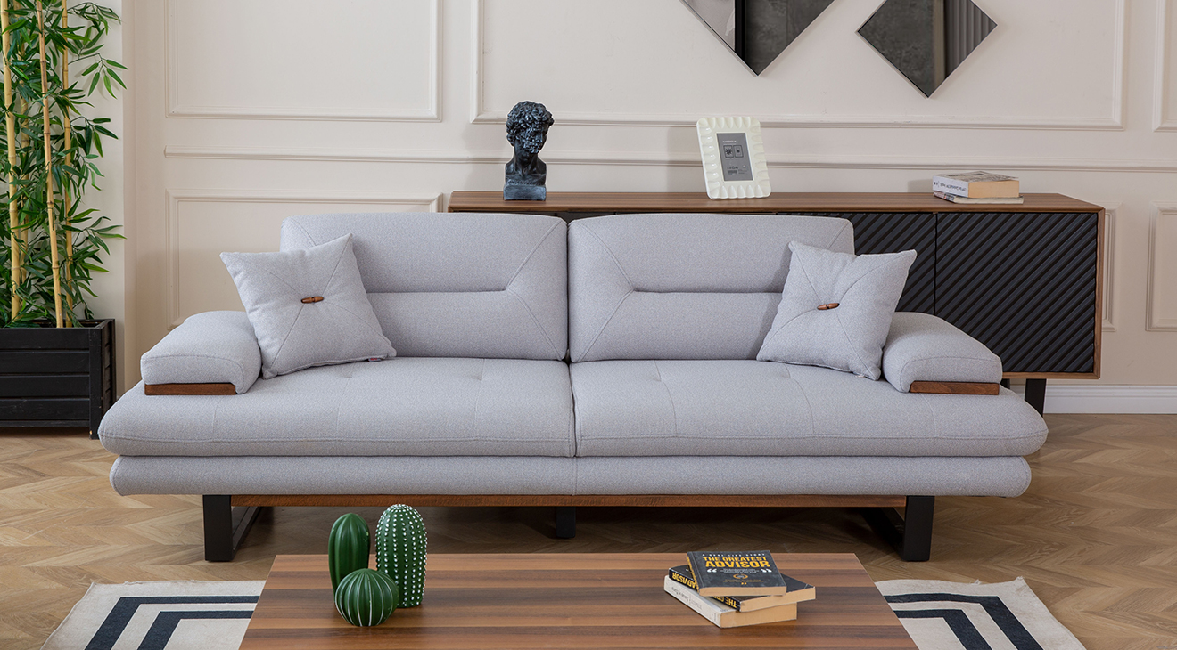 Efes Ses Sistemli Kanepeli Köşe Koltuk Takımı Köşe Koltuk