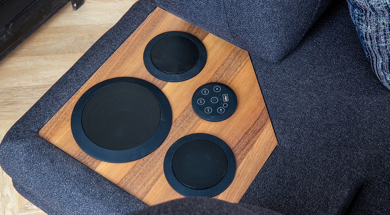 Efes Ses Sistemli Kanepeli Köşe Koltuk Takımı Köşe Koltuk