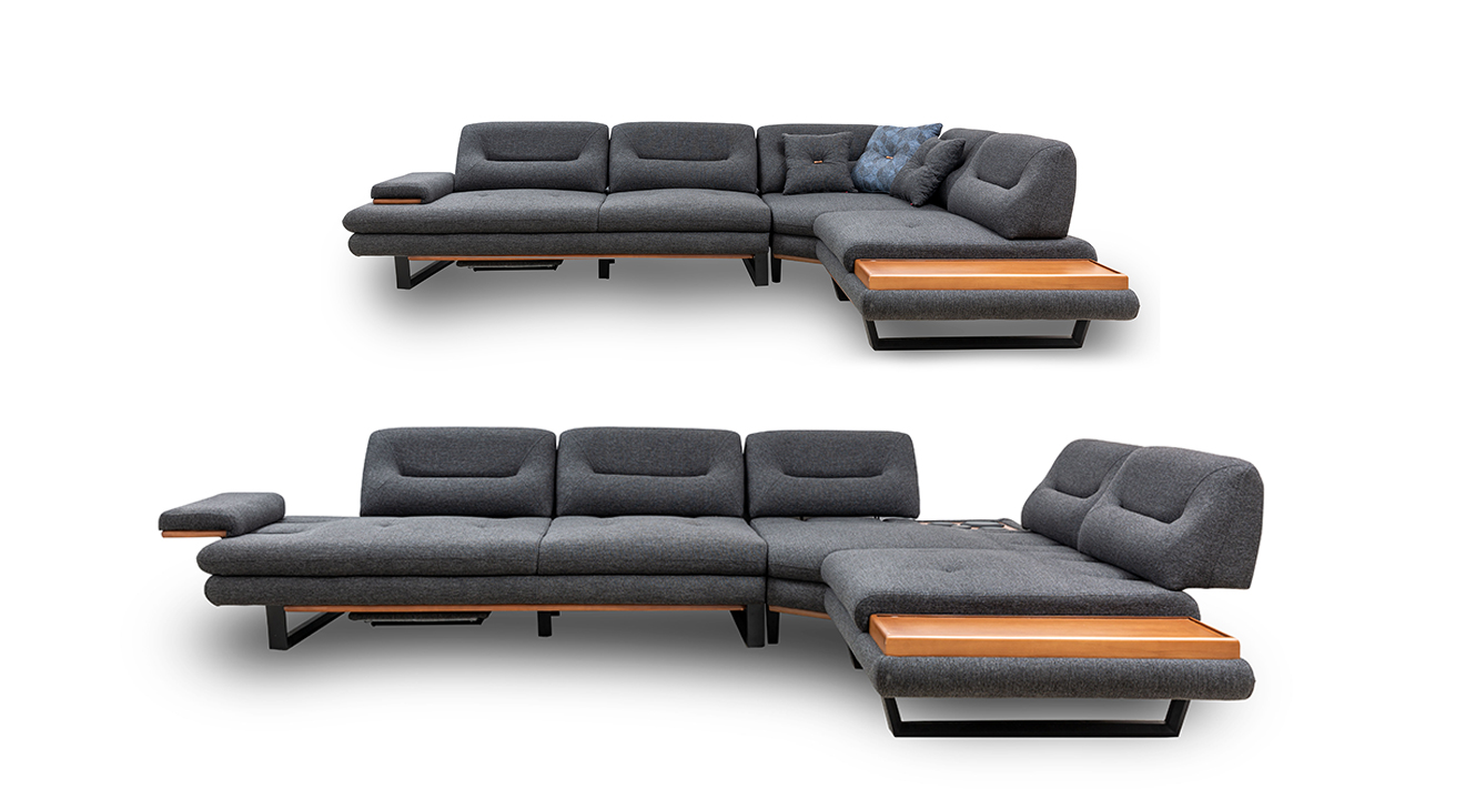 Efes Ses Sistemli Köşe Koltuk Takımı Köşe Koltuk