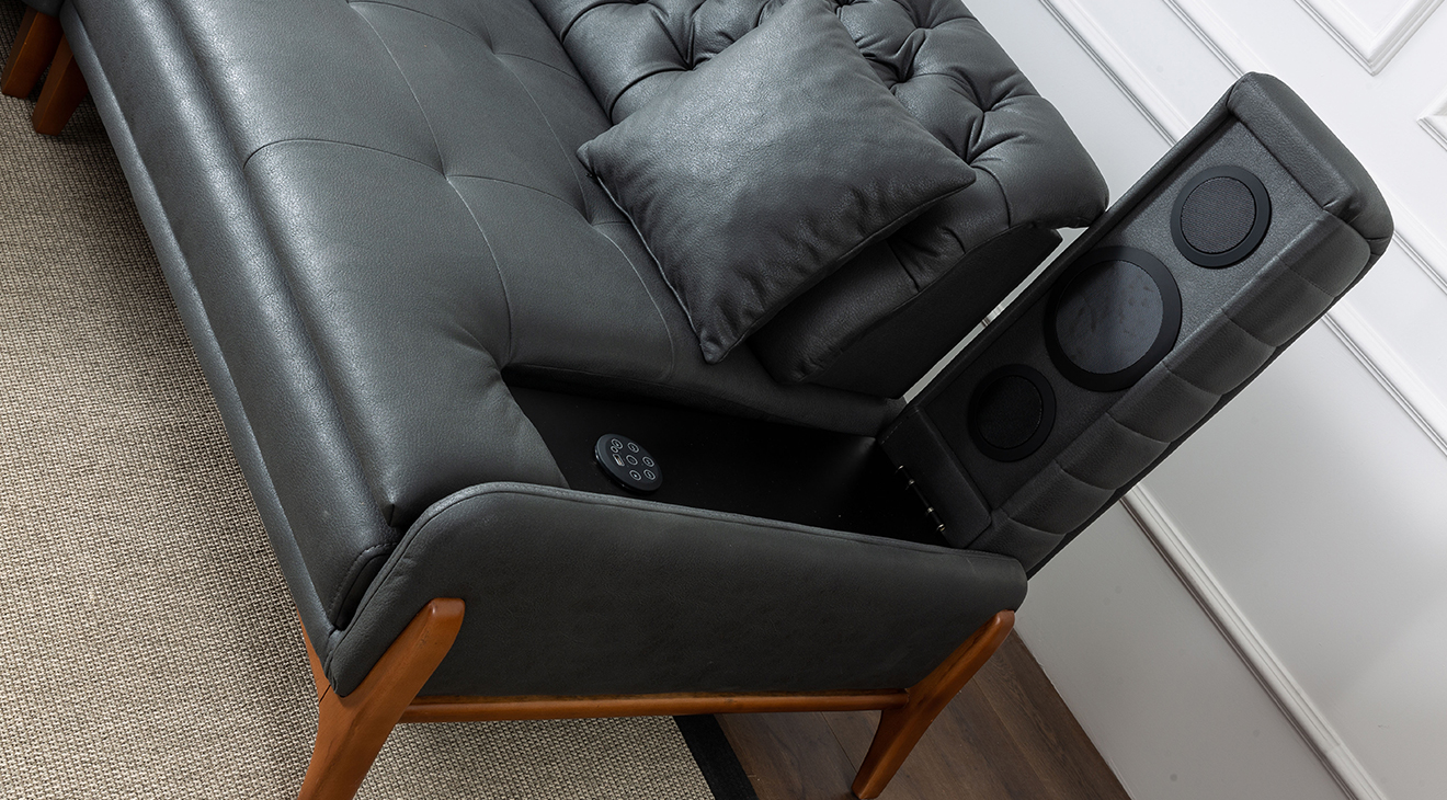 Granada Ses Sistemli Kanepeli Köşe Koltuk Takımı Köşe Koltuk