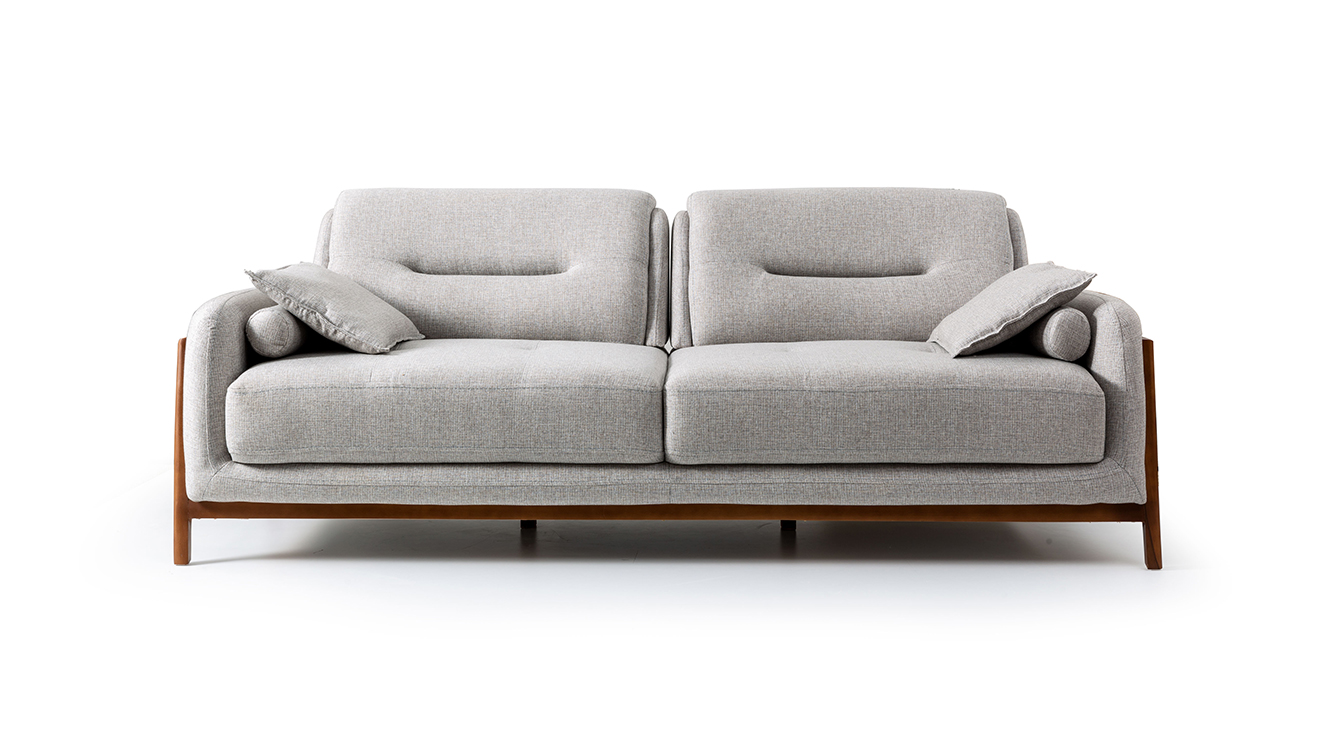 Still Ahşap Ayaklı Kanepeli Köşe Koltuk Takımı Köşe Koltuk