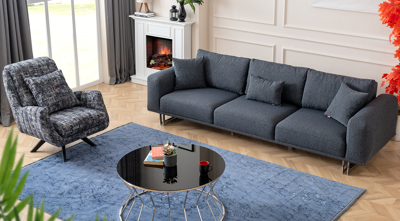 Dante Yataklı Modern Koltuk Takımı Modern Koltuk Takımı