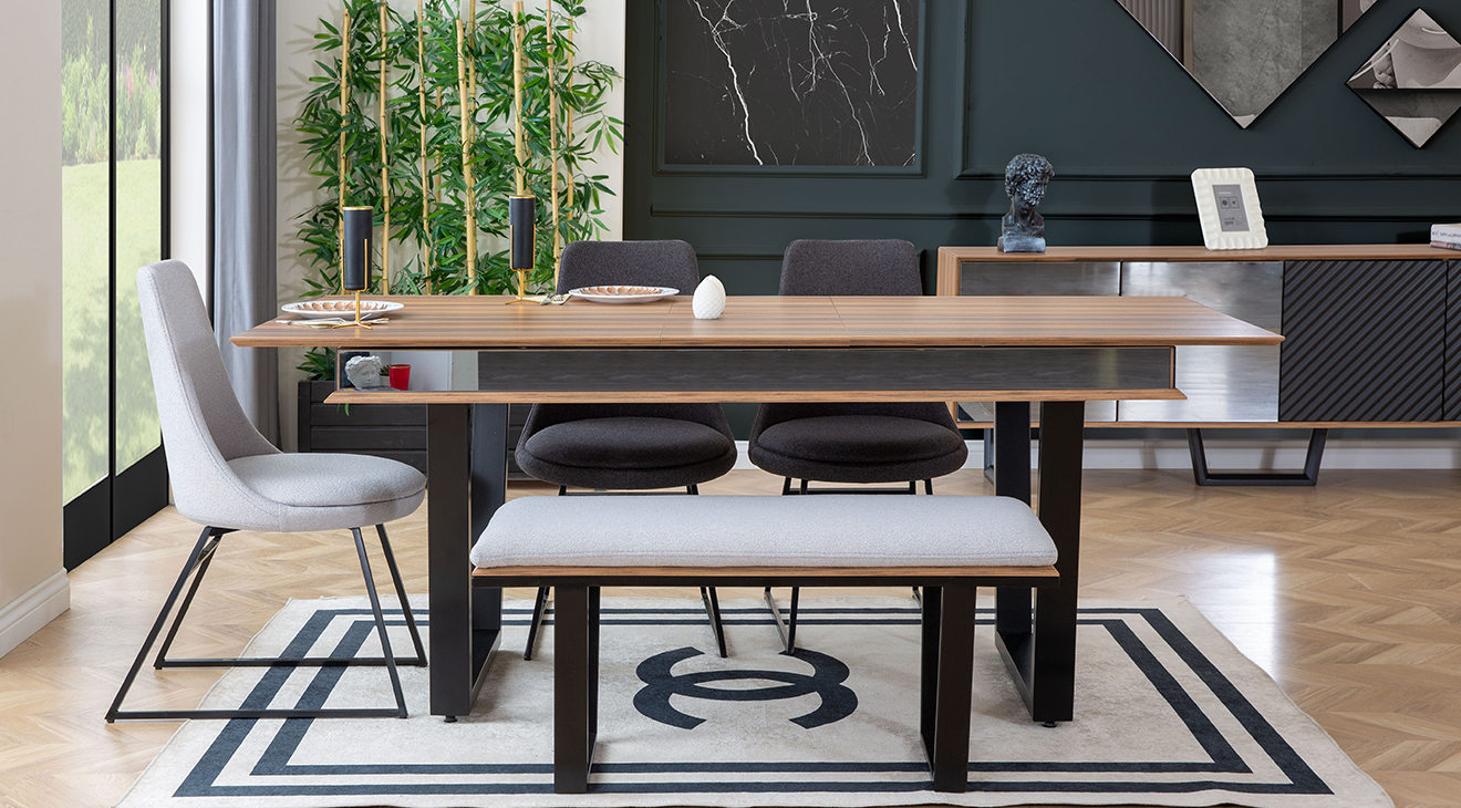 Efes Modern Yemek Odası Takımı Yemek Odası