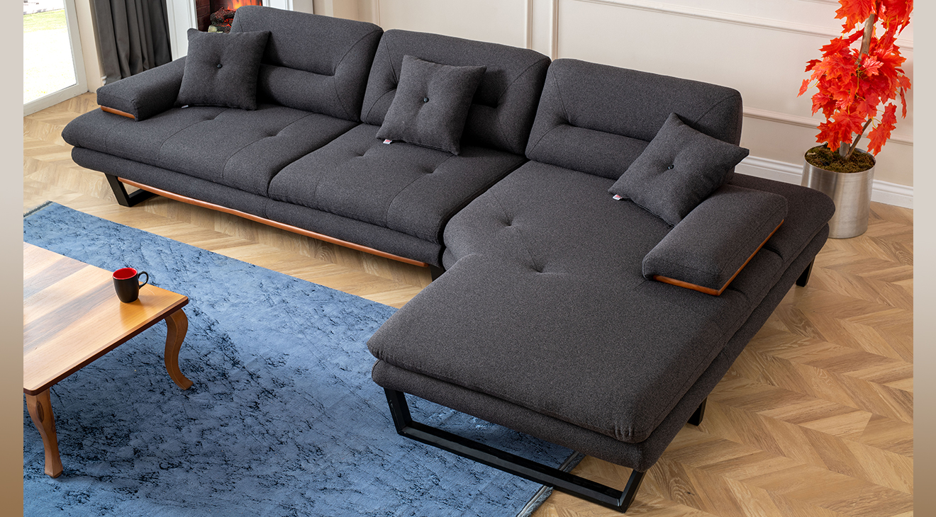 Efes Relax Kanepeli Köşe Koltuk Takımı Köşe Koltuk