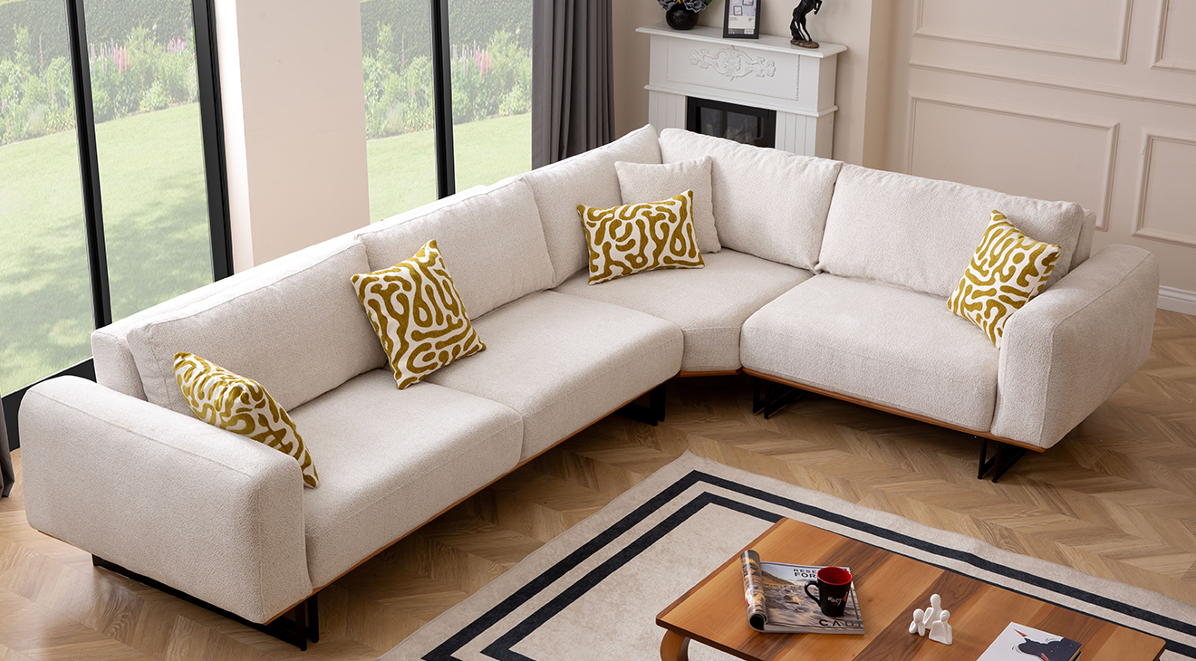 Dante Kanepeli Köşe Koltuk Takımı Köşe Koltuk