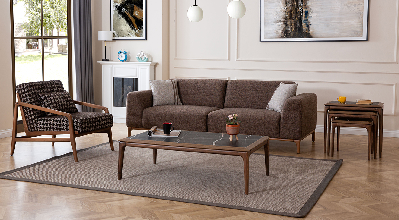 İnci Yataklı Modern Koltuk Takımı Modern Koltuk Takımı