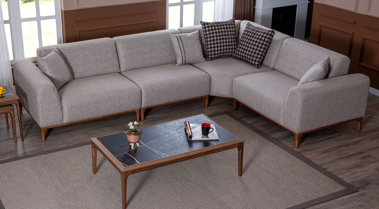 İnci Yataklı Köşe Koltuk Takımı Yataklı KöşeTakımları