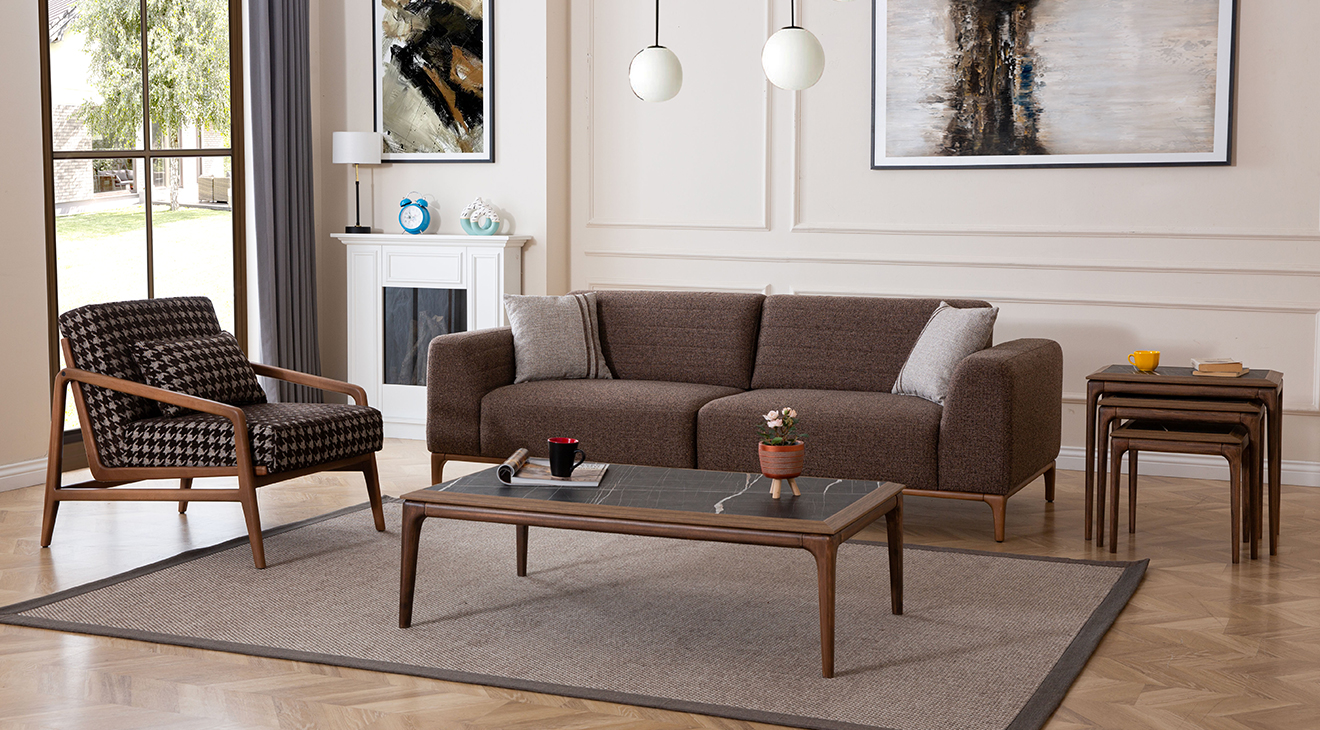 İnci Kanepeli Köşe Koltuk Takımı Köşe Koltuk