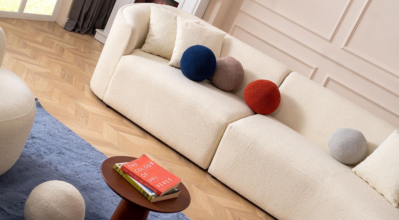 Elips Kuğu Köşe Koltuk Takımı Köşe Koltuk