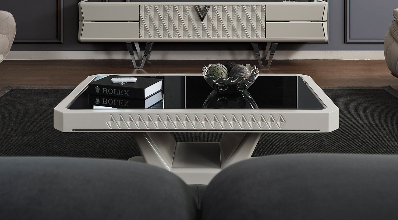 Velar Aynalı Orta Sehpa Orta Sehpa