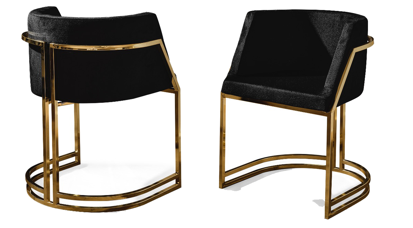 Diamond Siyah Luxury Yemek Odası Takımı Luxury Yemek Odası