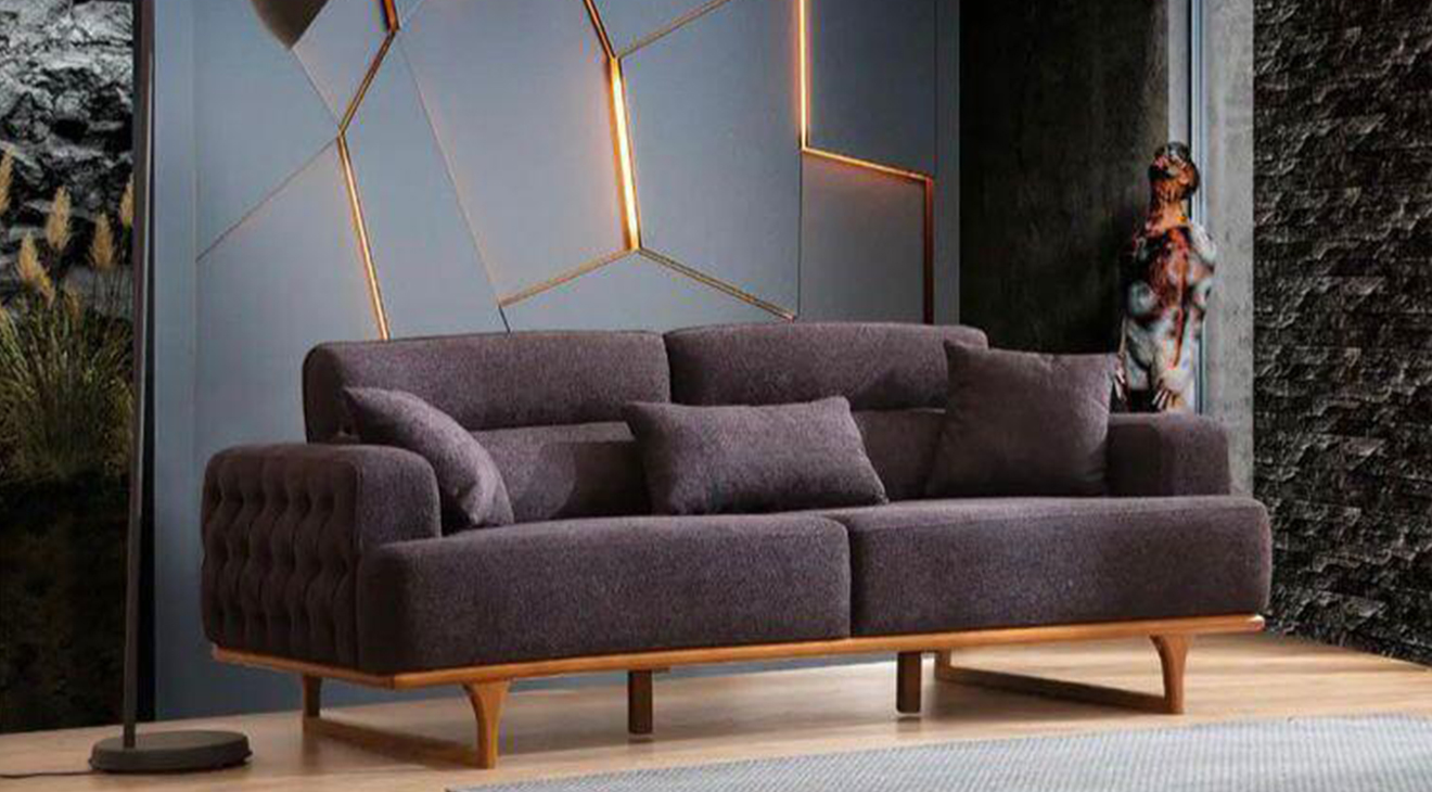 Vera Ahşap Ayaklı Modern Koltuk Takımı Modern Koltuk Takımı