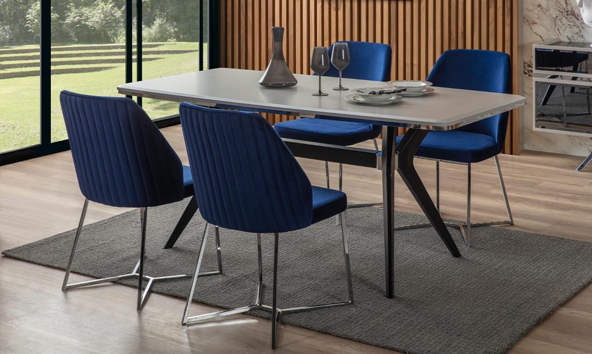 Parma Metal Ayaklı Yemek Odası Takımı Yemek Odası