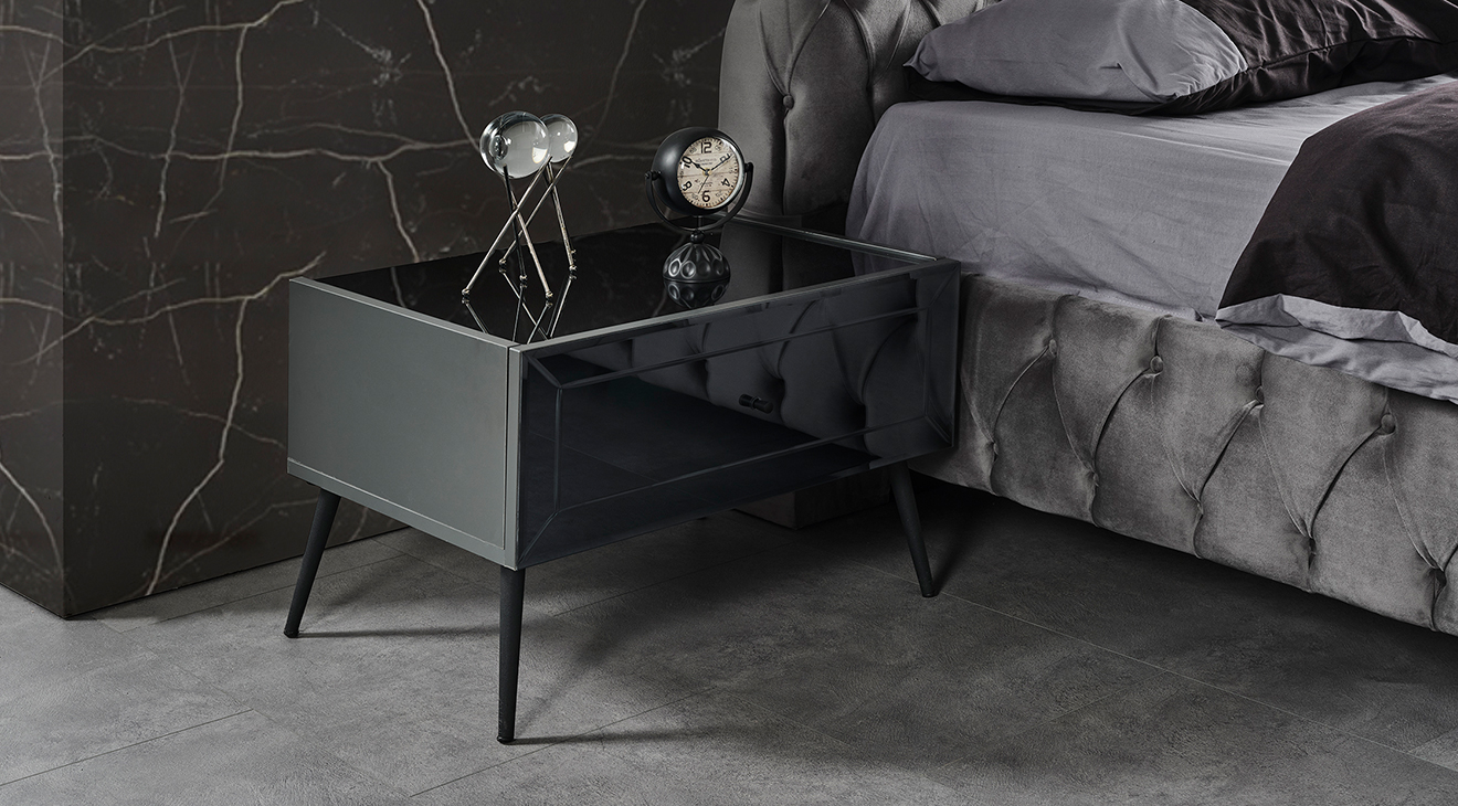 Oslo Köşe Dolaplı Yatak Odası Takımı Giyinme Odası