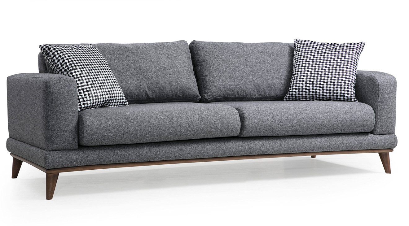 Oslo Yataklı Ahşap Ayaklı Koltuk Takımı Yataklı Koltuk Takımları