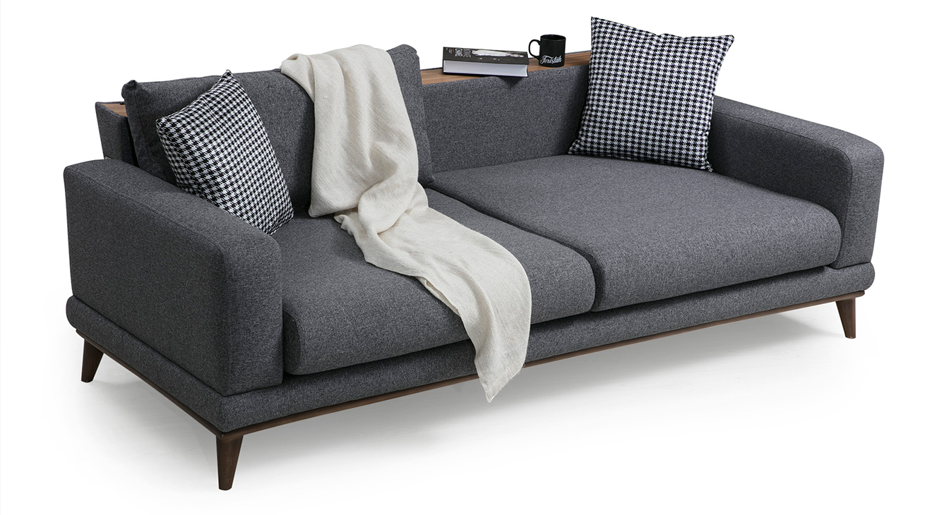 Oslo Yataklı Ahşap Ayaklı Koltuk Takımı Yataklı Koltuk Takımları