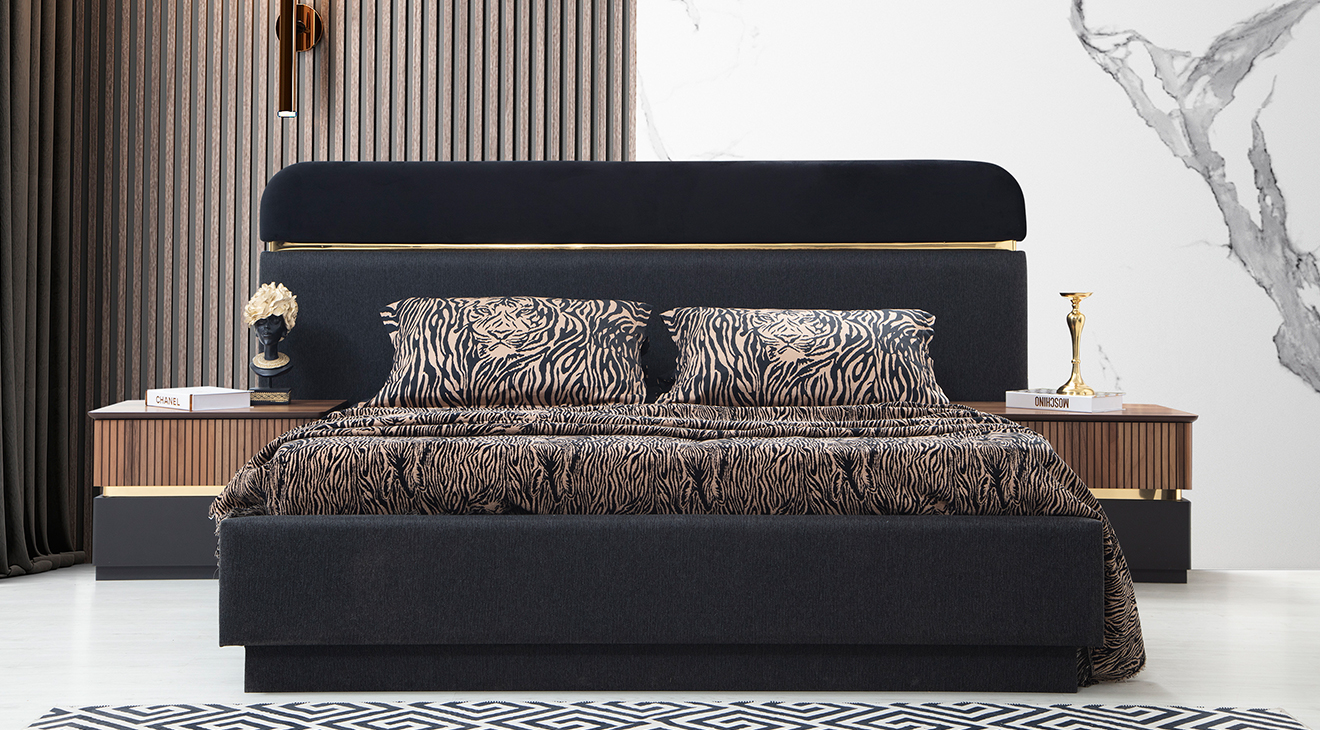 New Gloria Sürgü Kapaklı Yatak Odası Takımı Yatak Odası