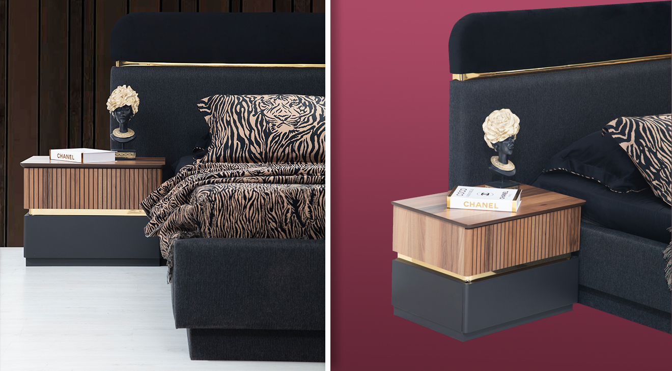 New Gloria Sürgü Kapaklı Yatak Odası Takımı Yatak Odası