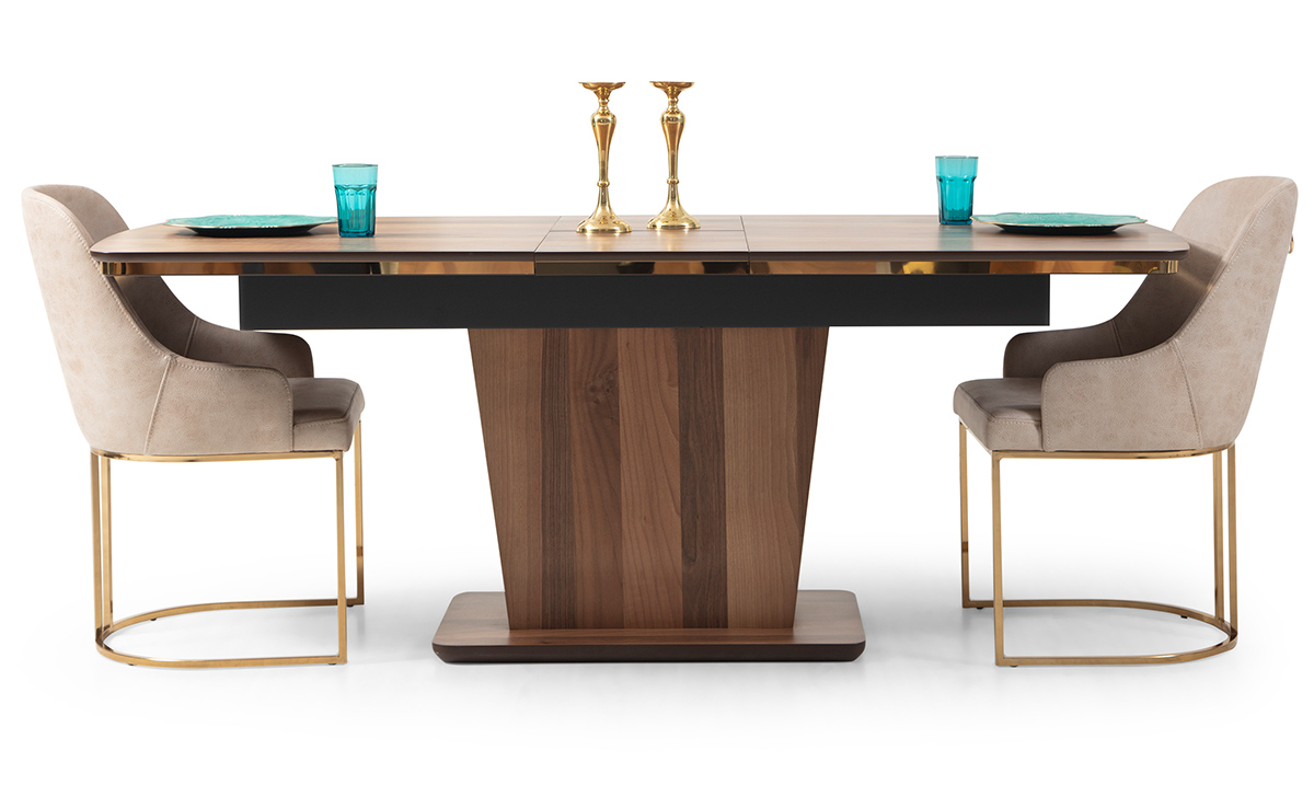 New Gloria Ceviz Yemek Odası Takımı Yemek Odası