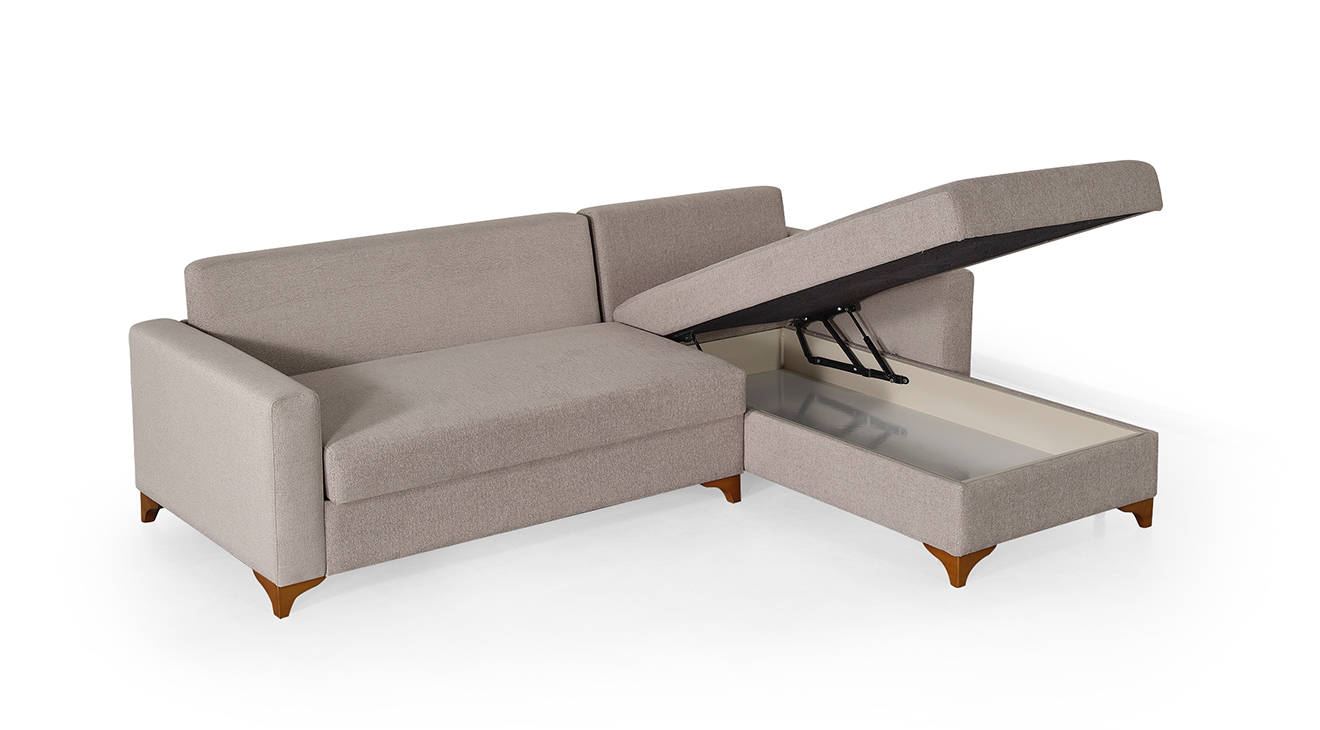 New Nova Yataklı Sandıklı Köşe Koltuk Takımı Yataklı ve Sandıklı Koltuk Takımları