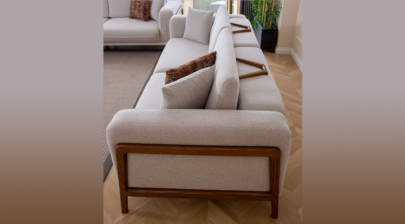 Mia Modern Ahşap Ayaklı Koltuk Takımı Modern Koltuk Takımı