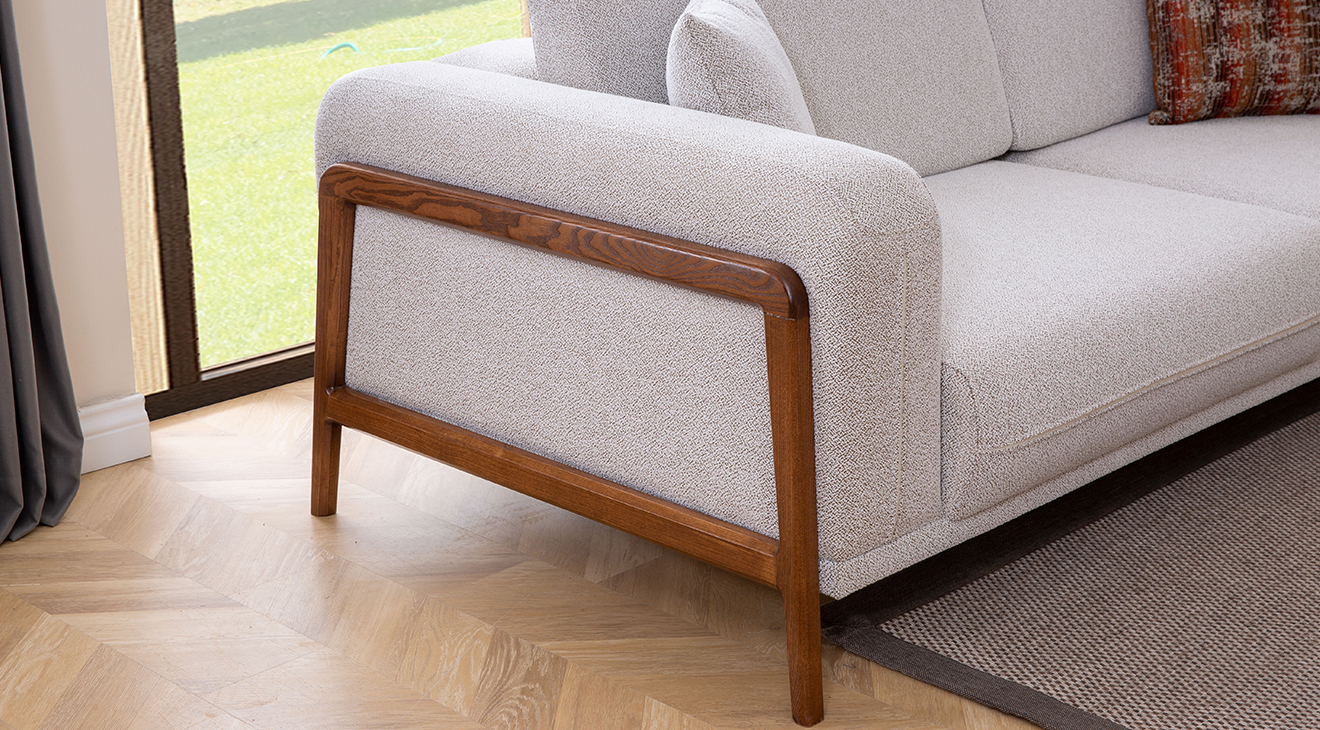 Mia Modern Ahşap Ayaklı Koltuk Takımı Modern Koltuk Takımı