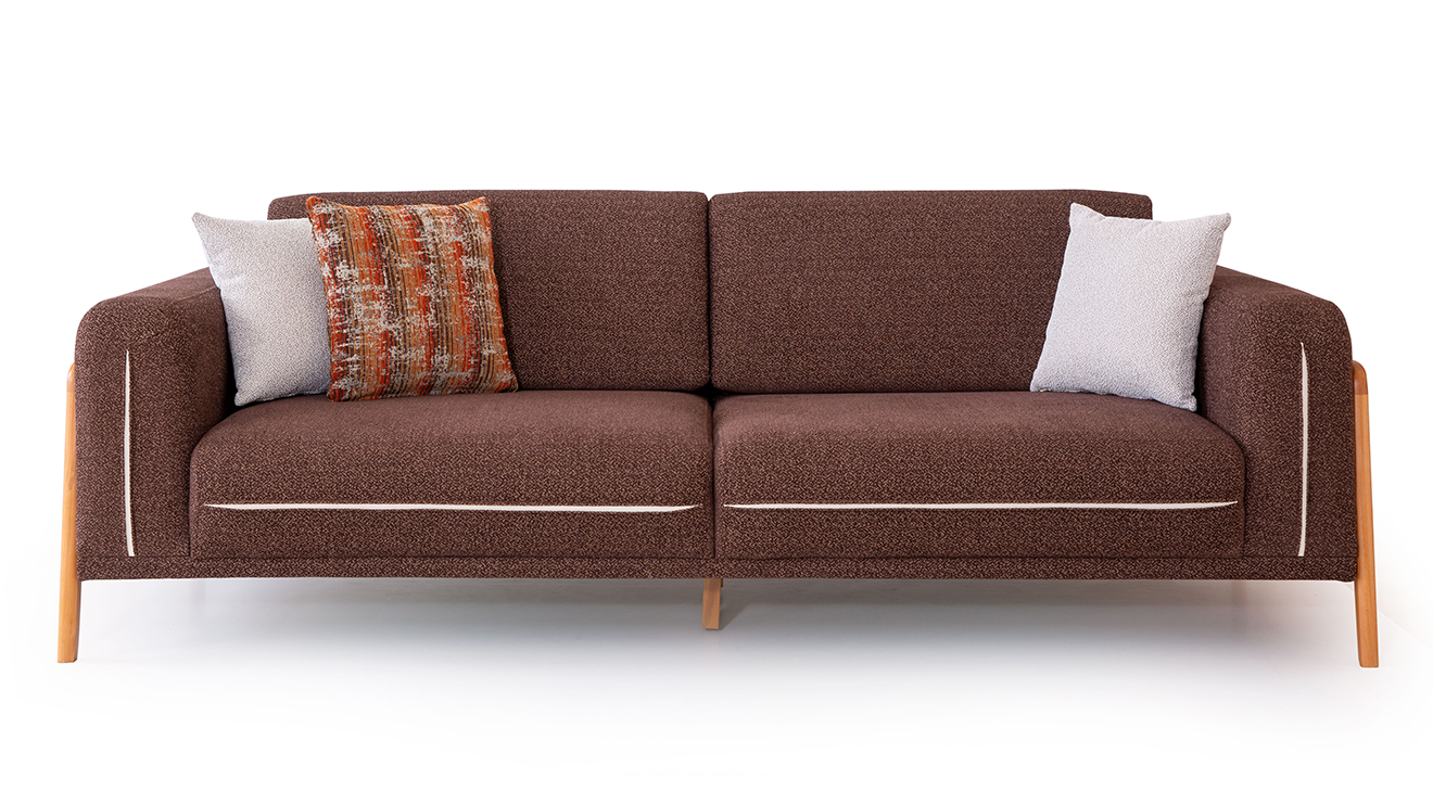 Mia Modern Ahşap Ayaklı Koltuk Takımı 2 Modern Koltuk Takımı