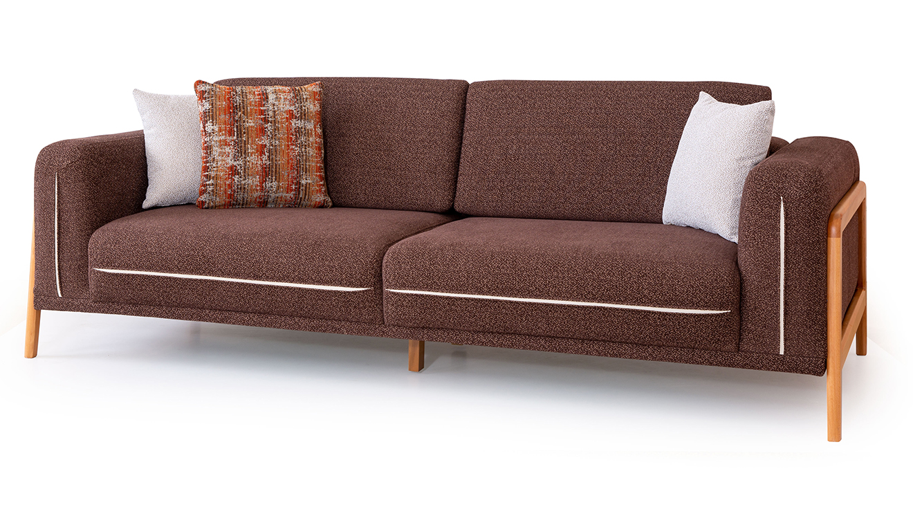 Mia Modern Ahşap Ayaklı Koltuk Takımı 2 Modern Koltuk Takımı