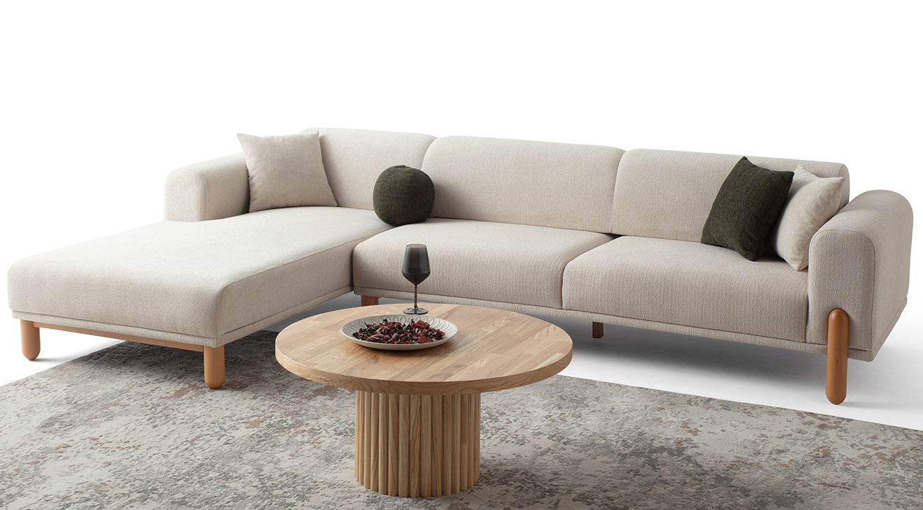 Ruby Kanepeli Köşe Koltuk Takımı Köşe Koltuk