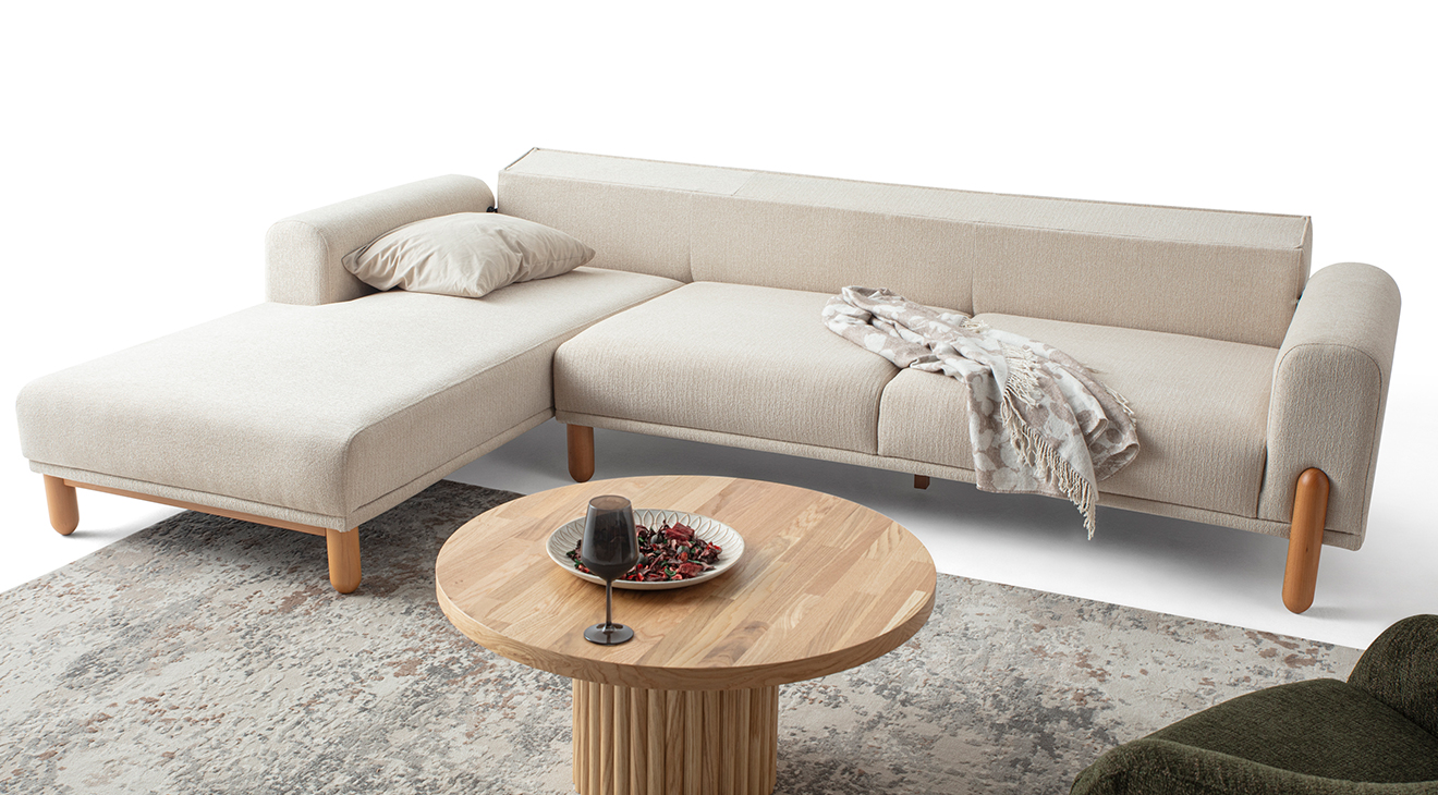 Ruby Yataklı Köşe Koltuk Takımı 2 Yataklı KöşeTakımları