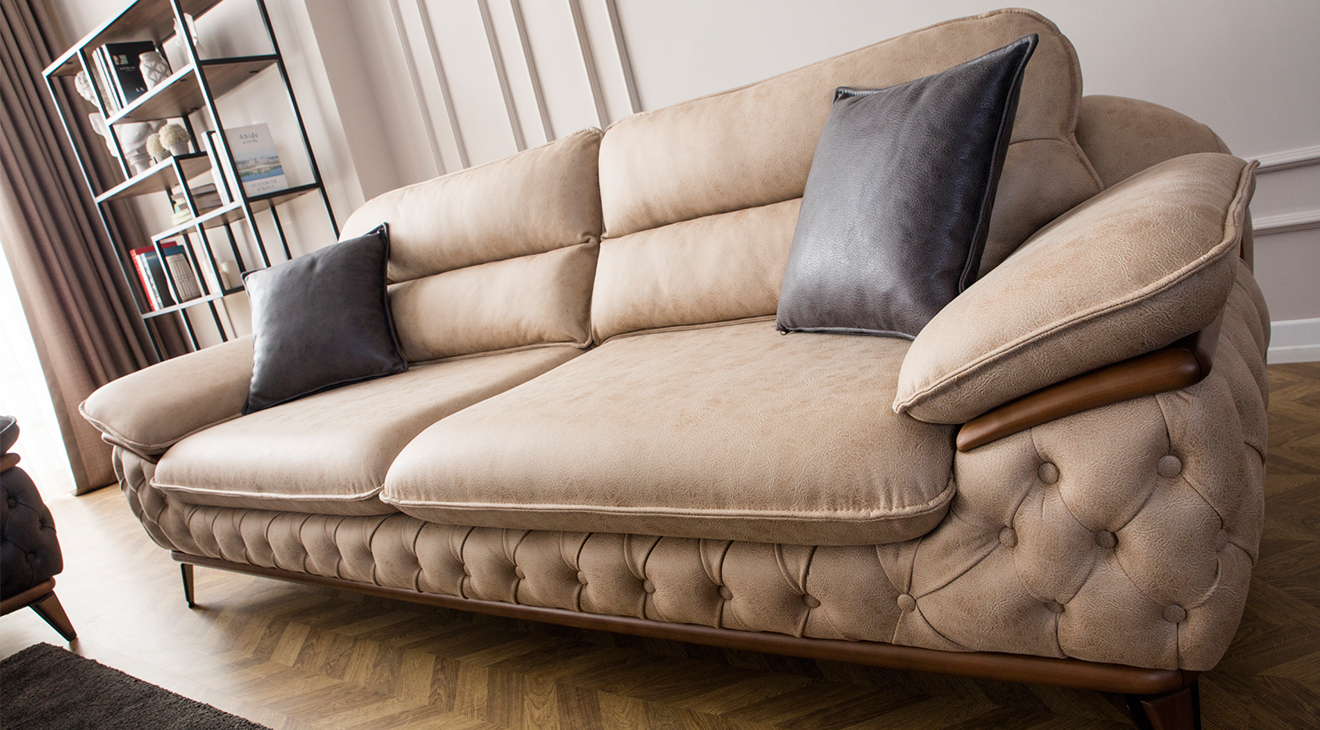 Jaguar Ahşap Ayaklı Yataklı Koltuk Takımı Yataklı Koltuk Takımları