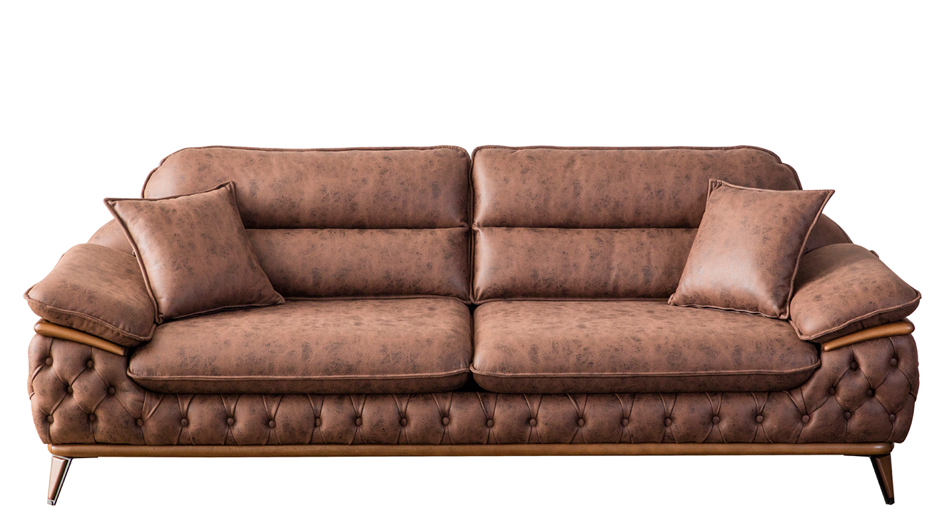 Jaguar Ahşap Ayaklı Yataklı Koltuk Takımı 2 Yataklı Koltuk Takımları