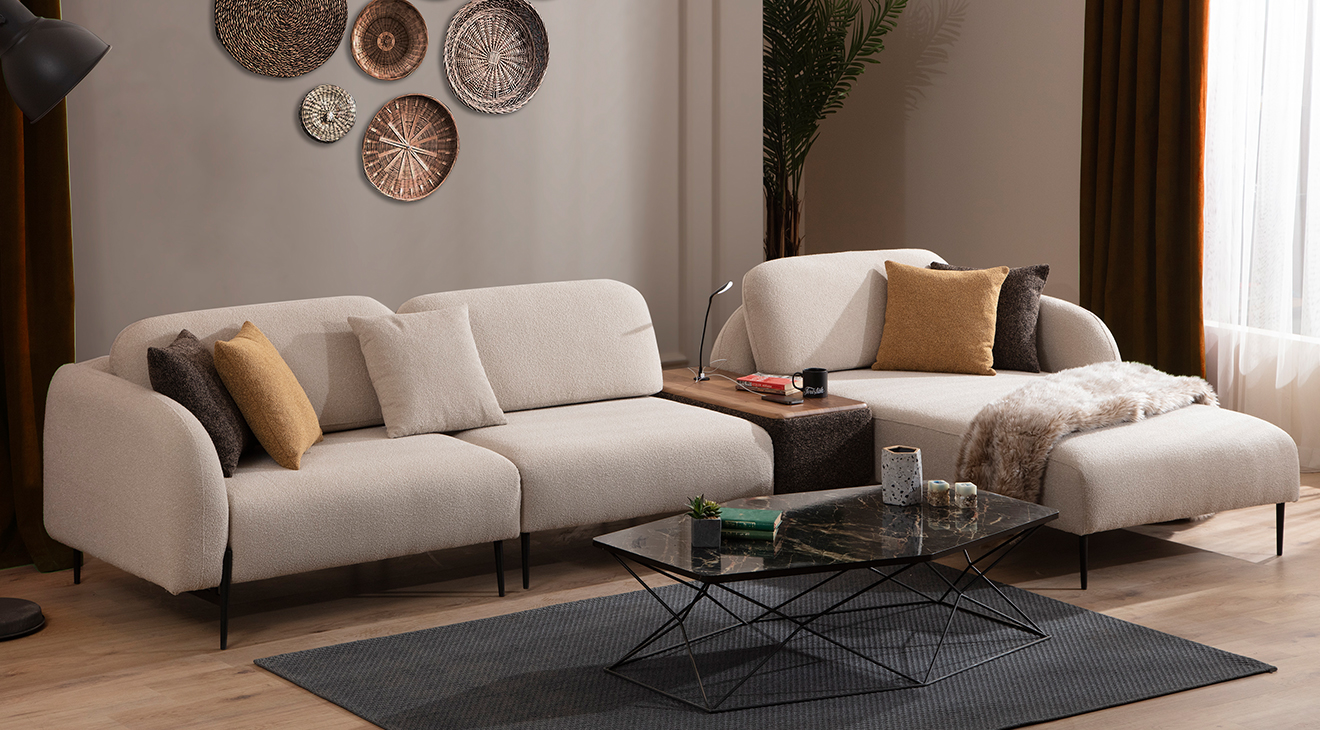 Valencia Köşe Koltuk Takımı 2 Köşe Koltuk