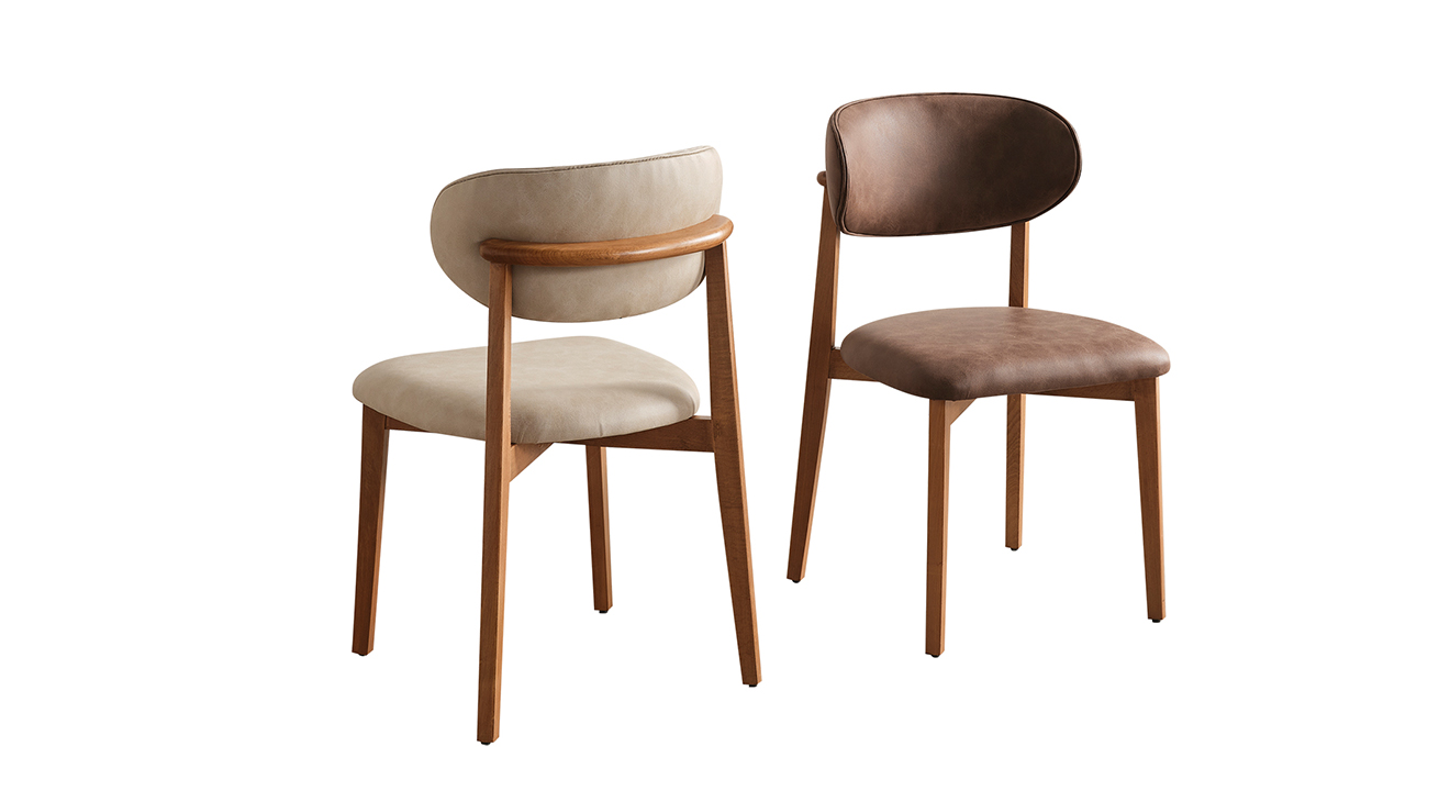 Trend Ahşap Ayaklı Modern Yemek Odası Takımı Yemek Odası