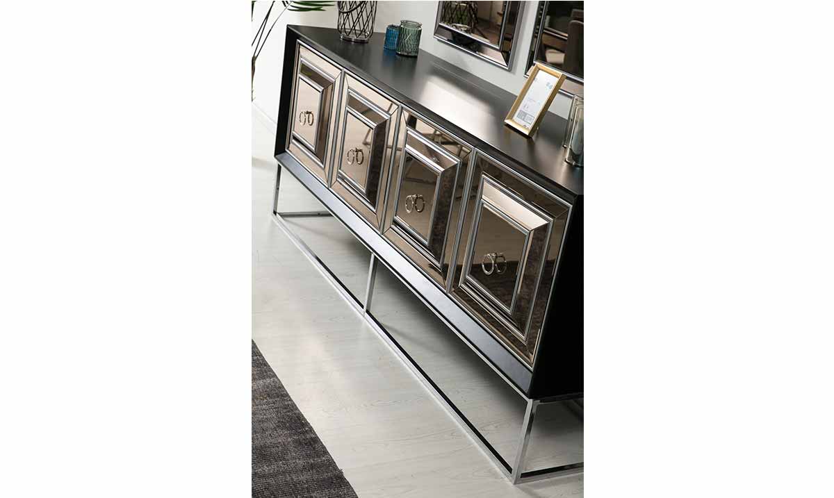 Valery Metal Ayaklı Yemek Odası Takımı Yemek Odası