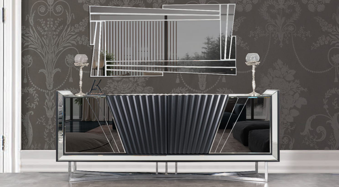 Mustang Gümüş Metal Ayaklı Yemek Odası Takımı Yemek Odası