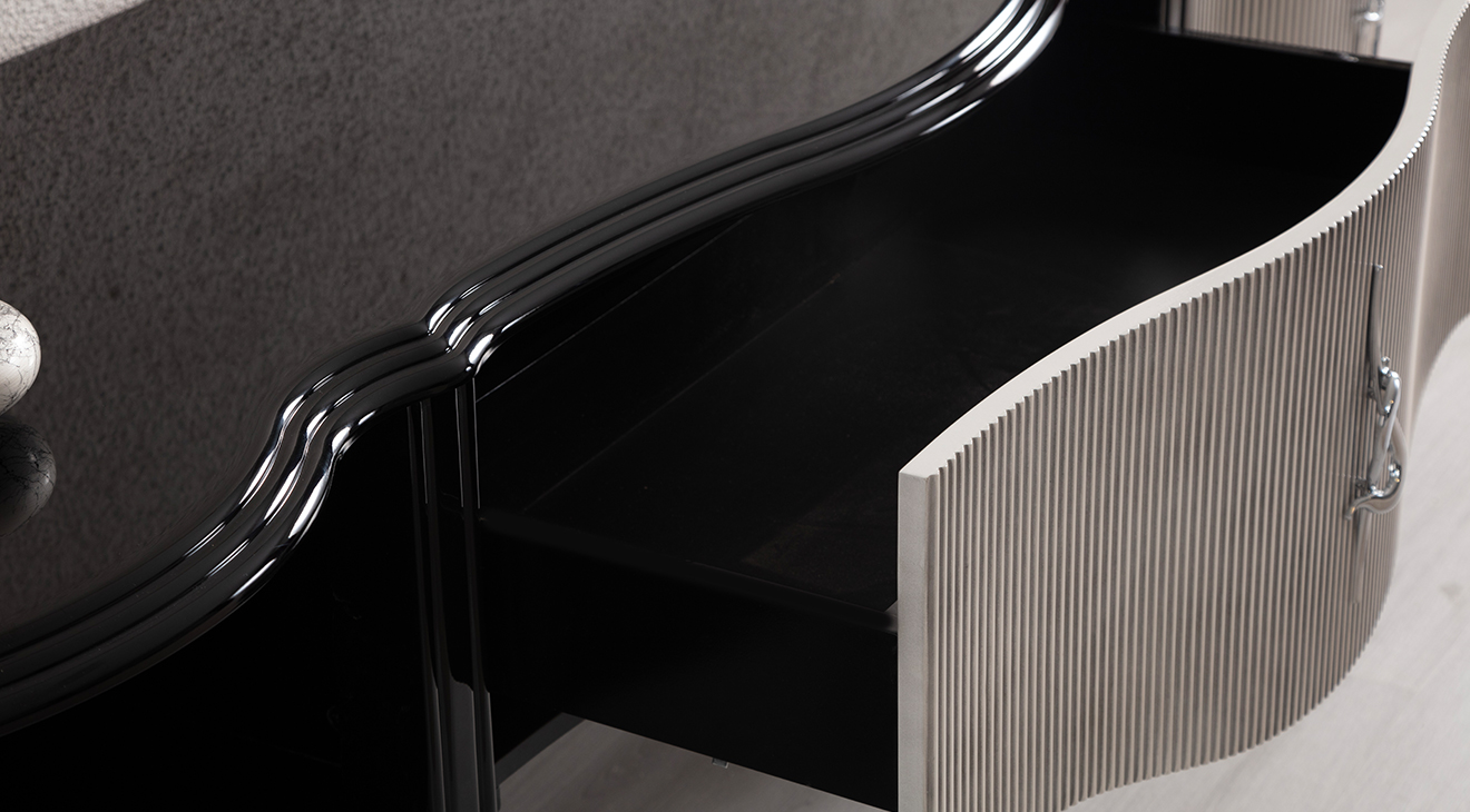 Maserati Ahşap Ayaklı Tv Ünitesi TV Ünitesi