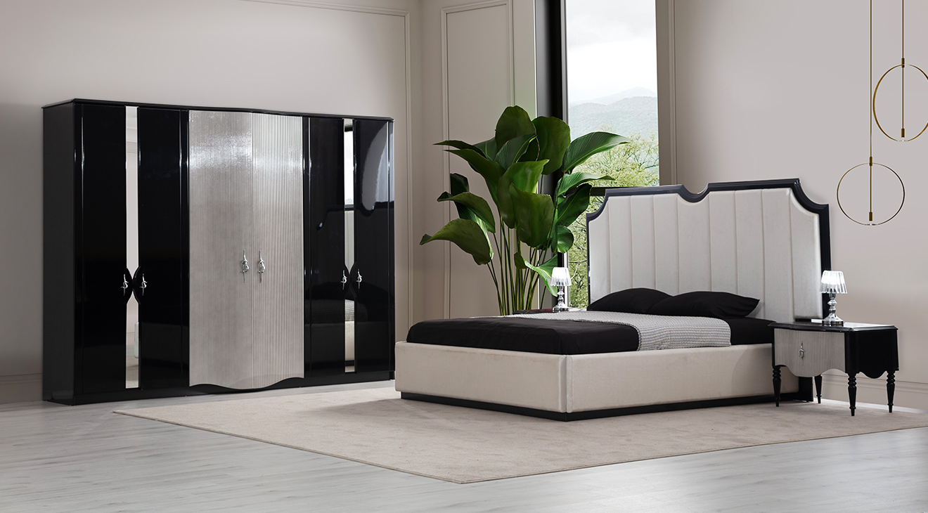 Maserati 6 Kapaklı Yatak Odası Takımı Yatak Odası